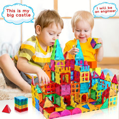 Magnetic Tile Building Block Set 34pcs for Kids 3+