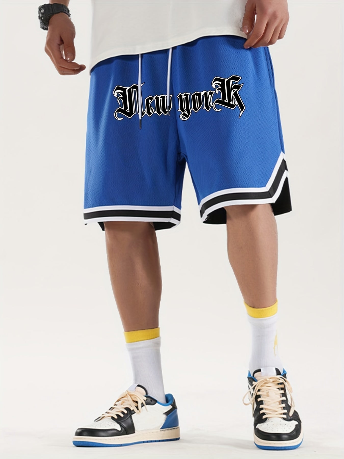 California 23 Striped Drawstring Shorts