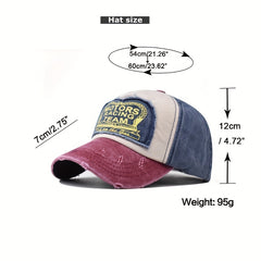 Sunshade Letter Embroidery Print Baseball Cap for Outdoor Activities