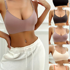 5pcs Seamless Stretch Sports Bra Women's Lingerie