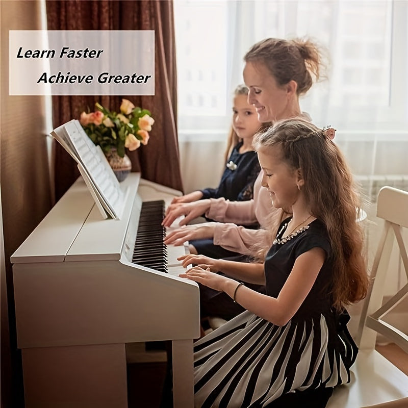 88 Key Piano Keyboard Note Label for Beginners