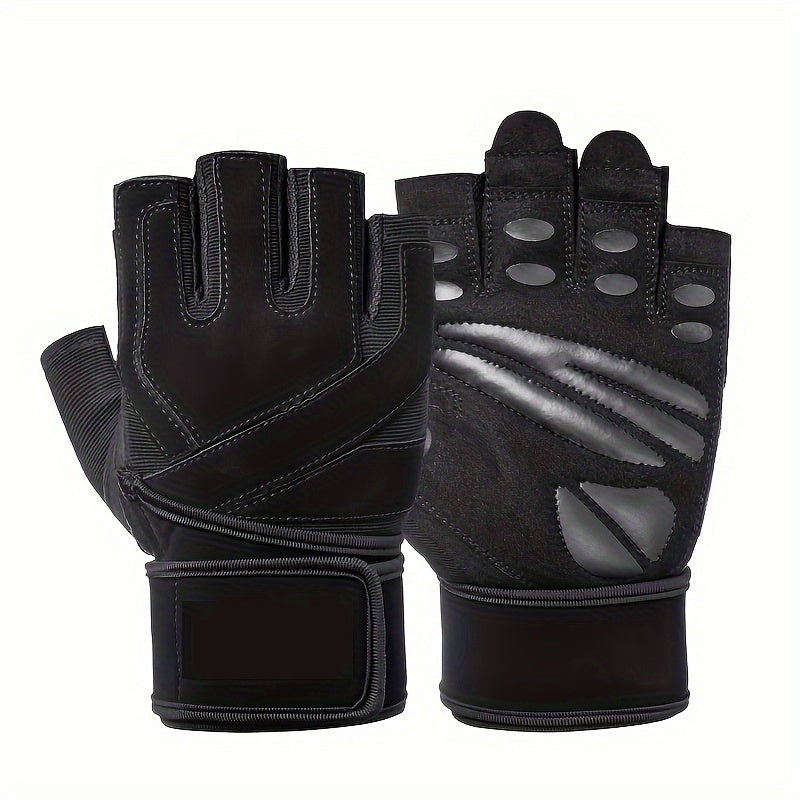 Anti-slip Half-finger Sports Gloves for Pull-ups Climbing