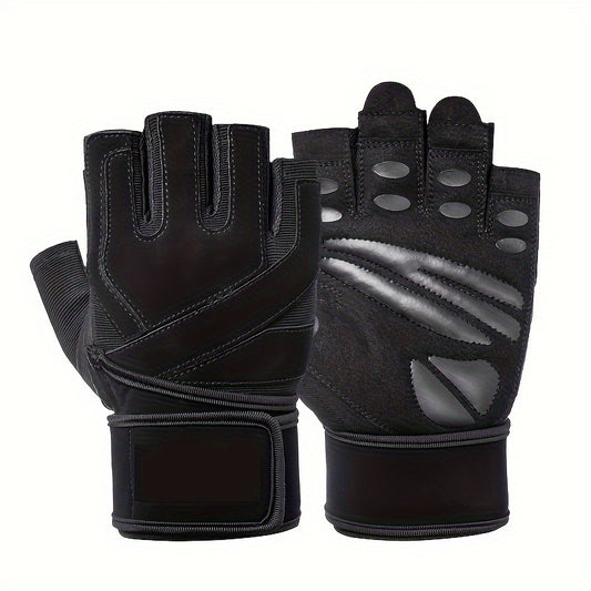 Anti-slip Half-finger Sports Gloves for Pull-ups Climbing