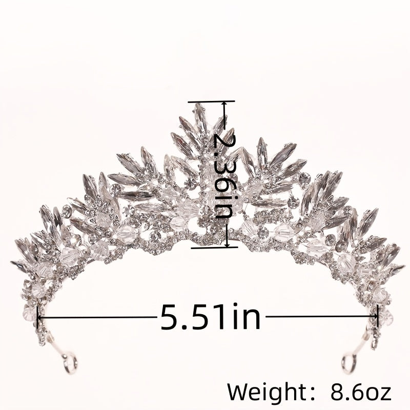 Vintage Crystal Bridal Tiara Wedding Women Hair Jewelry