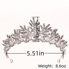 Vintage Crystal Bridal Tiara Wedding Women Hair Jewelry