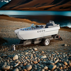 Yacht Building Block Assembly Toys