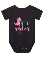 Dino Baby Romper Short Sleeve Newborn Jumpsuit