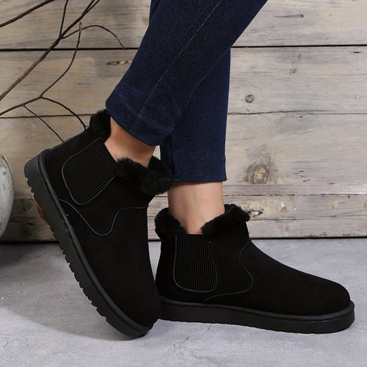 Women's Anti Slip Thickened Snow Boots Warm Thick Bottom Shoes