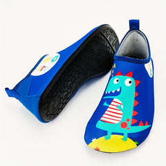 Kids Dinosaur Water Shoes Quick Dry Lightweight Non Slip Soft Socks