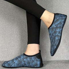 Women's Geometric Pattern Water Shoes Lightweight Barefoot Beach Shoes