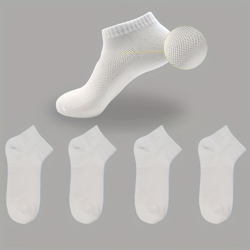 10 Pairs Kids Cotton Ankle Socks for Spring/Autumn Boys Girls 3-15 Years