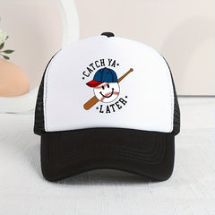 Kid's Sunshade Mesh Baseball Cap for Outdoor Sport