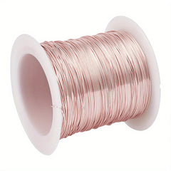 Copper Craft Wire Beading Wire Plated Pink 0.3-0.8mm