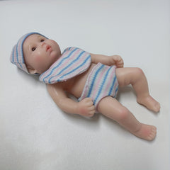 15 24 Cm Reborn Doll Full Silicone Body Doll Toy Gift