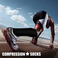 Compression Knee Socks for Men - Breathable Sports Socks