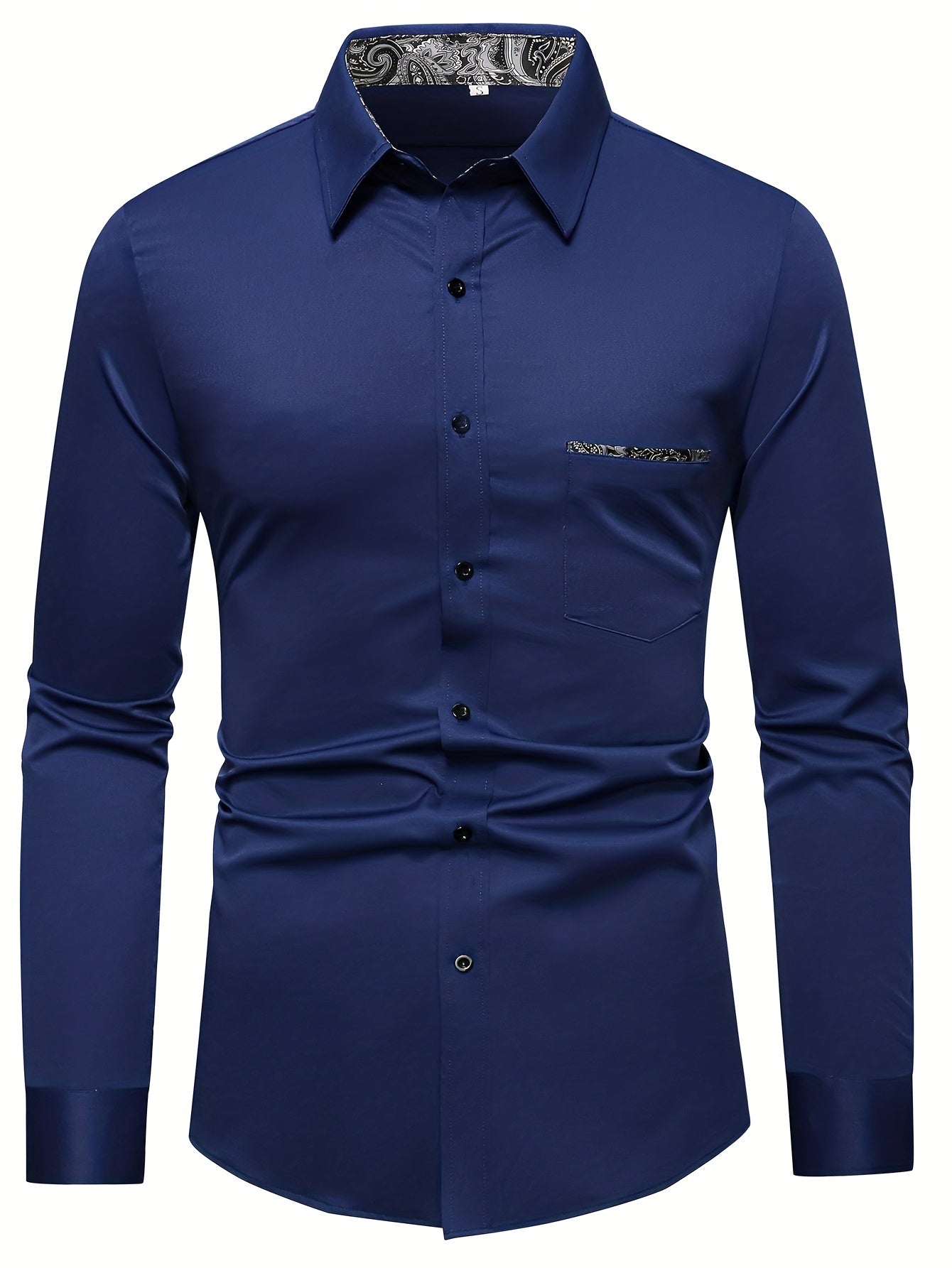Men's Casual Button Up Shirt Spring Summer