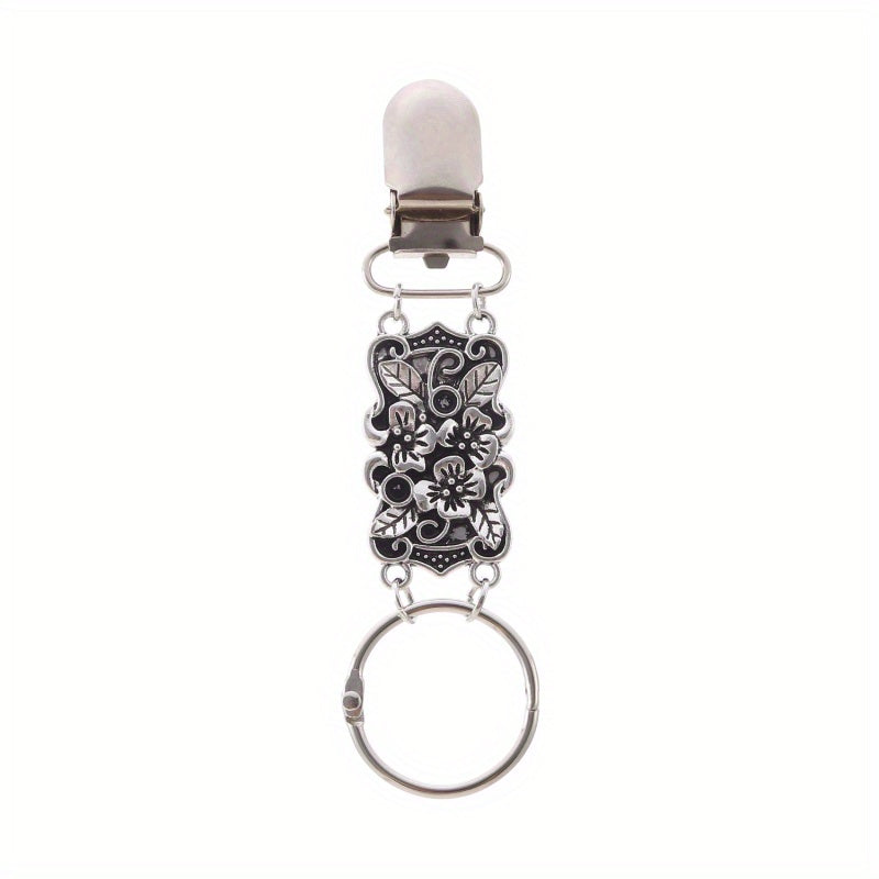 Portable Travel Hat Clip Straw Hat Holder Vintage Metal Flower Outdoor