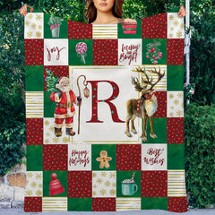 Christmas Santa Blanket Lightweight Warm Flannel Sofa Bedroom Chair