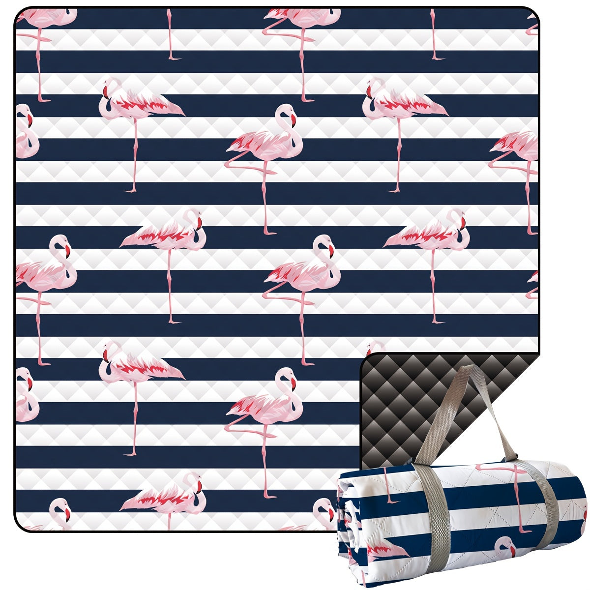 Waterproof Printed Picnic Mat Tear Resistant Outdoor Blanket