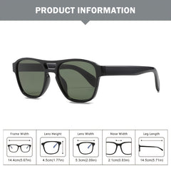 Large Box Neutral Sunglasses for Sports and Outdoor Activities