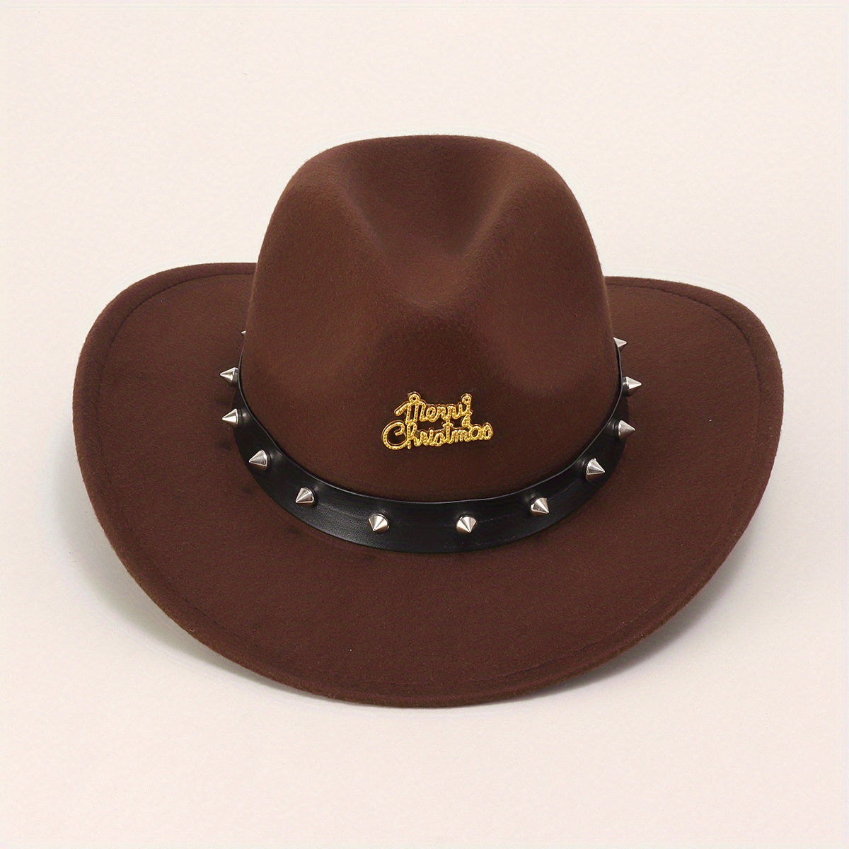Vintage Western Cowboy Woolen Hat British Belt Jazz Top Hat