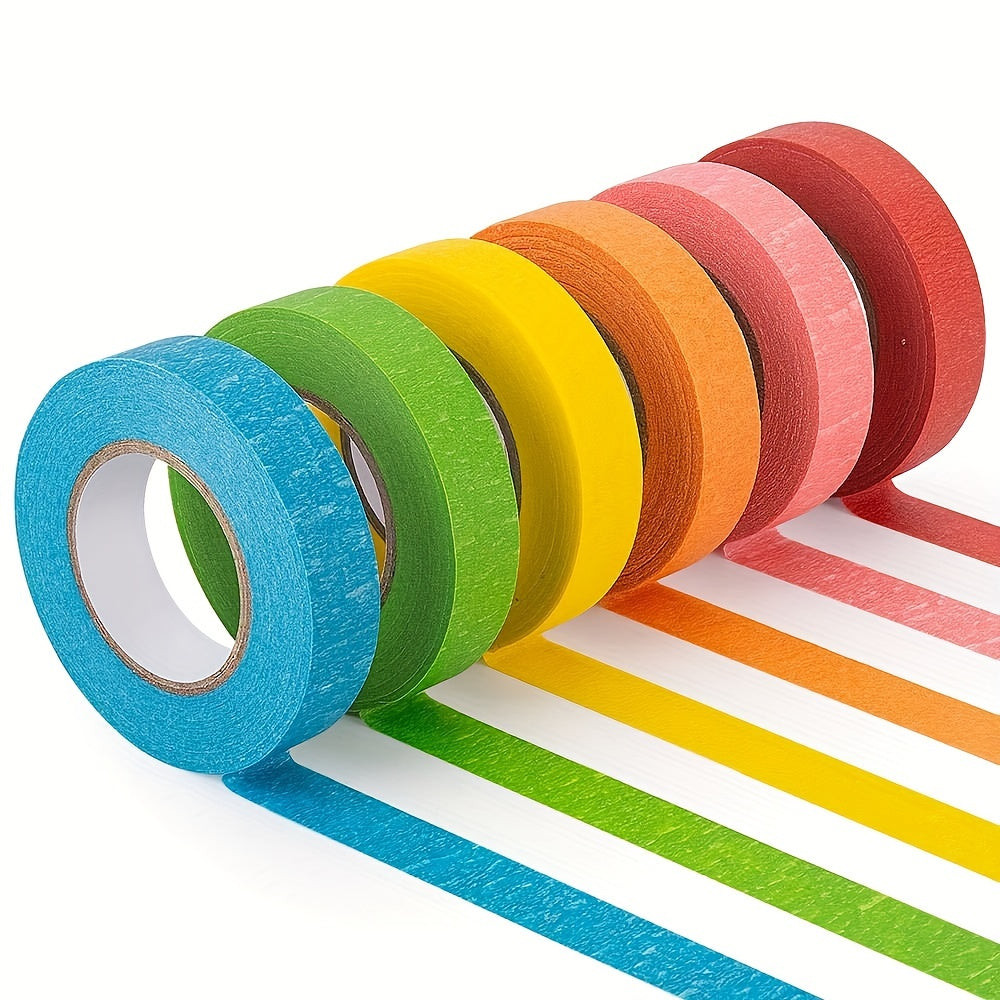 Colored Masking Tape Crafts Labeling Paper Tape DIY Art Supplies