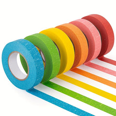 Colored Masking Tape Crafts Labeling Paper Tape DIY Art Supplies