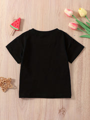 Baby Girls Casual Cotton Wild Like My Curls T shirt