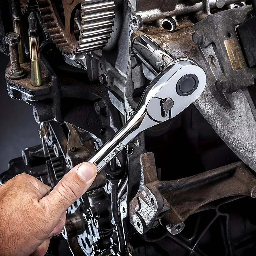 32 cm Quick Ratchet Wrench Set with Extension Lever