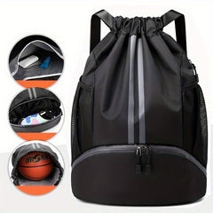 Basketball Storage Bag Large Capacity Wet Dry Separation Bag