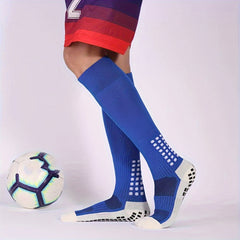 Men's Non-Slip Compression Sports Socks with Grip Pads