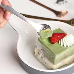 Stainless Steel Cat Claw Coffee Spoon Mixing Spoon Cake Dessert Spoon