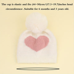 Lightweight Kids Knit Hat Women 6 Months-3 Years Washable