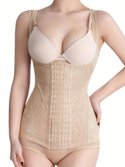 Lace Shaping Tank Top Tummy Control Open Bust Slimmer Underwear