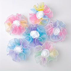 6 Pairs Rainbow Lace Dance Socks for Girls Kids