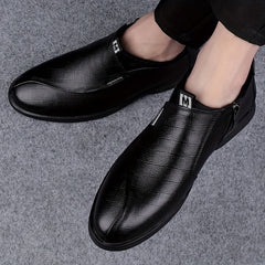 Men's Plush Ankle Top Boots Non Slip Outdoor Casual Boots