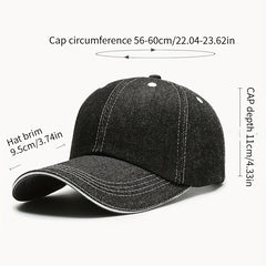 Men's Denim Baseball Cap Outdoor Sun Hat