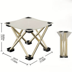 Portable Foldable Stool Lightweight Folding Stool For Outdoor Camping Fishing
