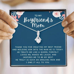 Rhinestone Pendant Necklace With Meaningful Message Card
