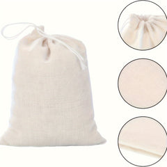 10pcs Cotton Drawstring Bags Traditional Chinese Medicine Bags