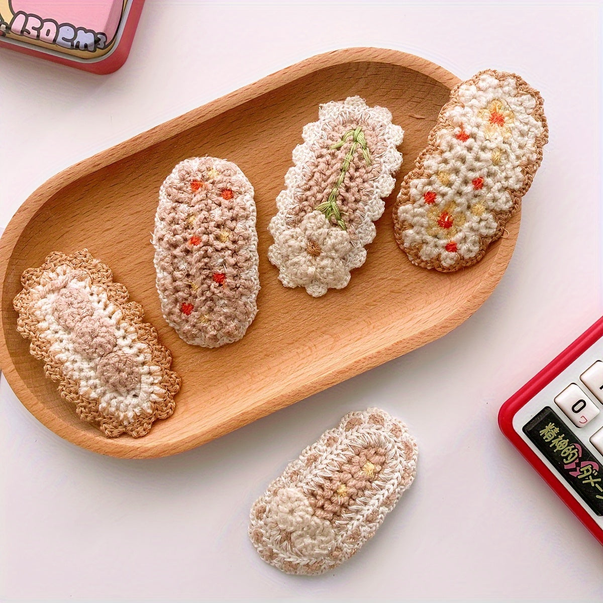 Lace Knitted Sweet Hairpin for Kids