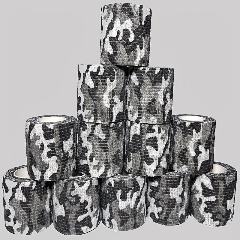 1pc 12pcs Camouflage Tape Wrap X 4 5m Tactical Non-woven Tape Elastic Bandage