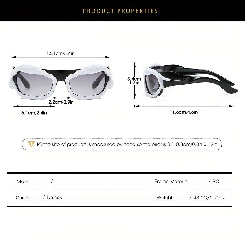 Men's Distorted Sense Hip hop Sunglasses
