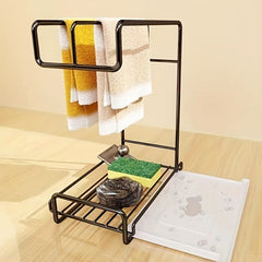 Sink Storage Shelf Kitchen Rag Rack Wall Hanging Storage Rack