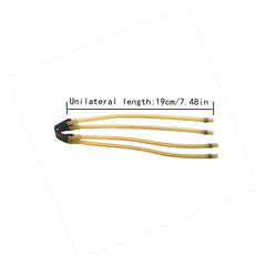 10pcs Elastic Tubular Bands Replacement Rubber Band for Outdoor Games