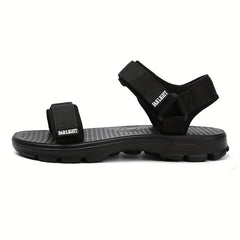 Men's Hook And Loop Non Slip Sandals Comfy Beach Shoes