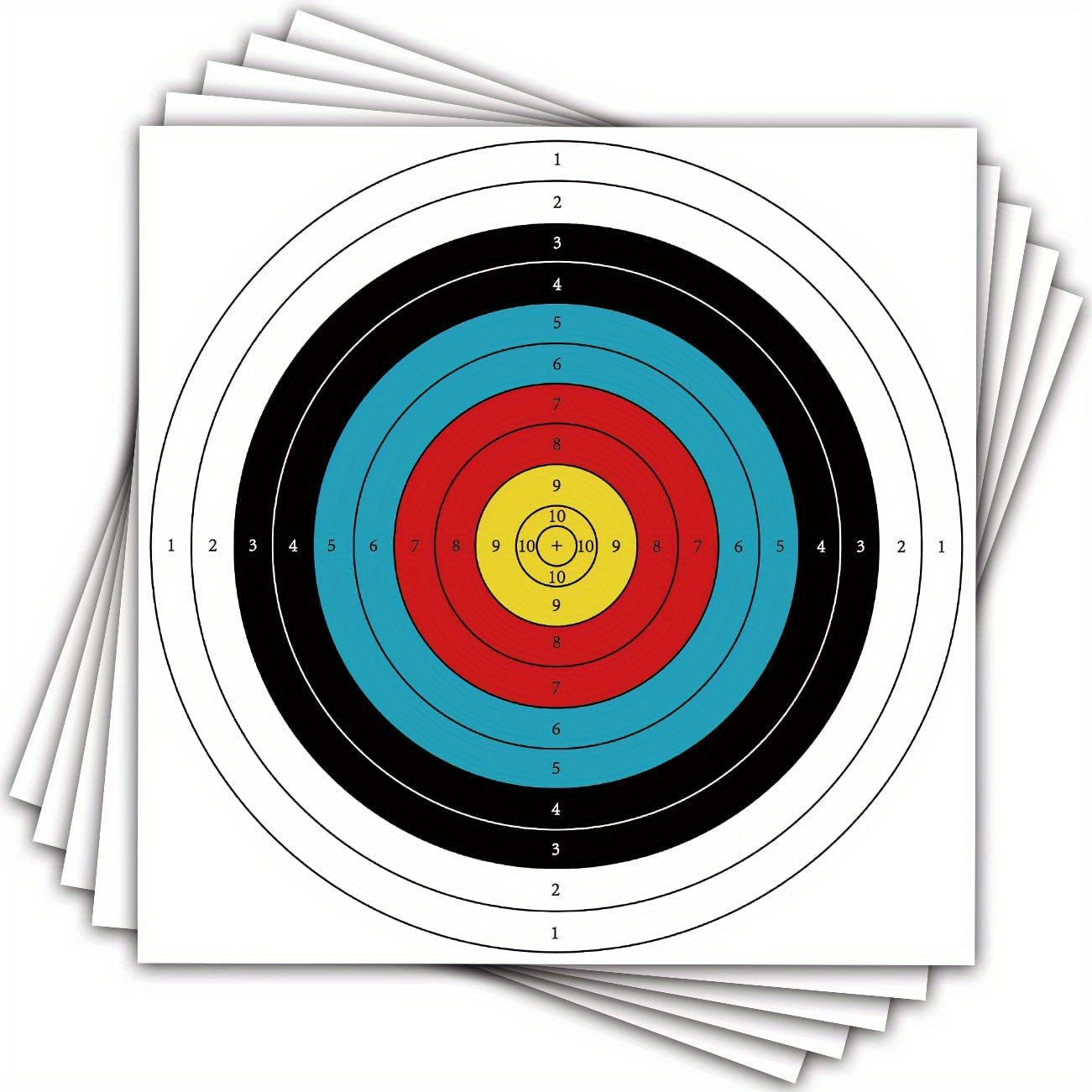 20pcs Bow Arrow Targets For Archery Practice 10 Rings 40 64x40