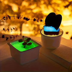 1000pcs Mini Luminous Resin Stones Glow In The Dark Rocks for Decor