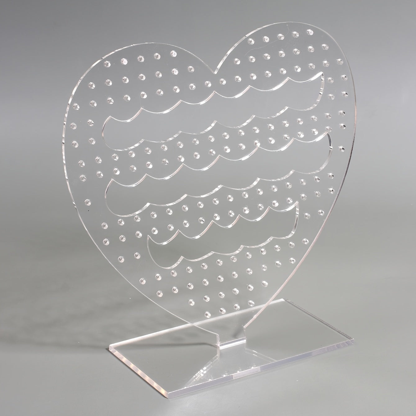 Romantic Hollow Heart Earring Storage Holder