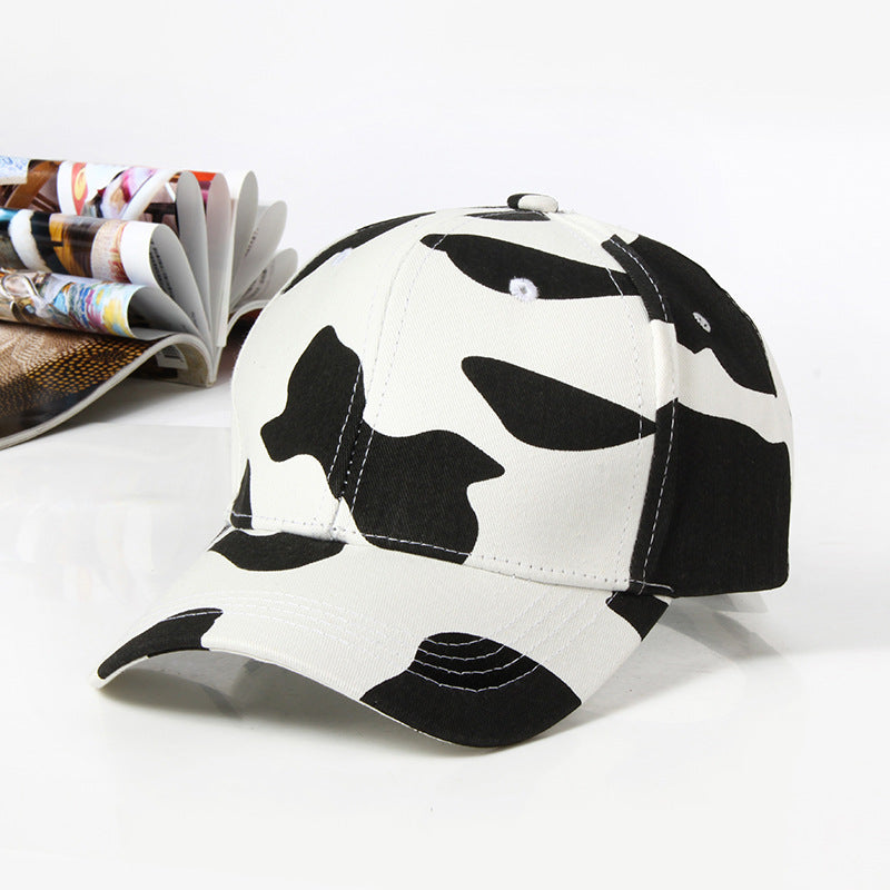 Cow Print Baseball Cap Unisex Men Women